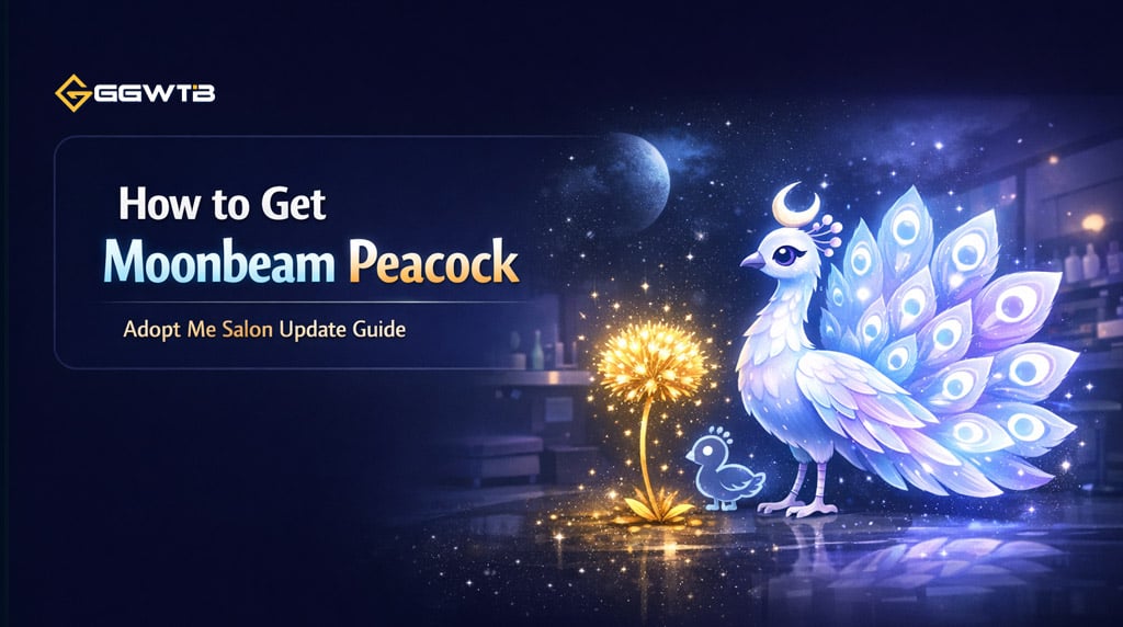 How to Get Adopt Me Moonbeam Peacock in Salon Update?