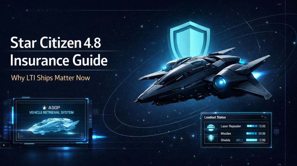 Star Citizen 4.8 Insurance Guide: Why LTI Ships Matter Now