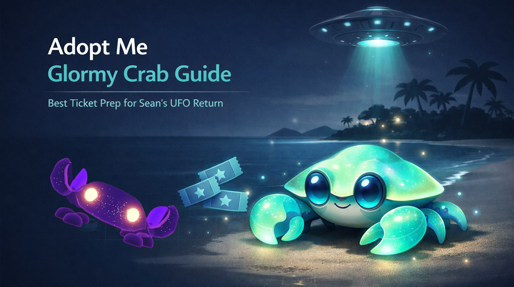 Adopt Me Glormy Crab Guide: Best Way to Prepare for Sean UFO Return Update