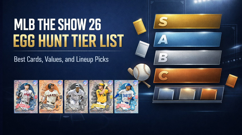 MLB The Show 26 Egg Hunt Players Tier List: Best Cards, Best Values, and Who to Skip