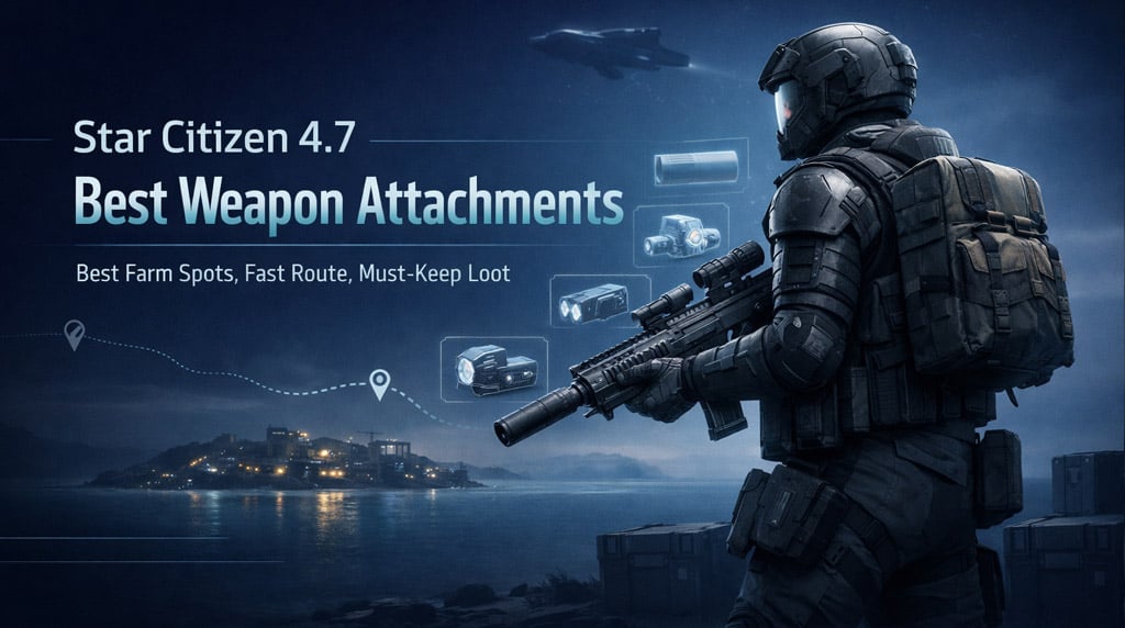 Star Citizen 4.7 Best Weapon Attachments Farm Guide: Best Loot Spots, Fast Route