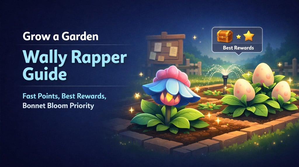 Grow a Garden Wally Rapper Guide: Fast Points, Best Rewards, and Bonnet Bloom Is Worth It