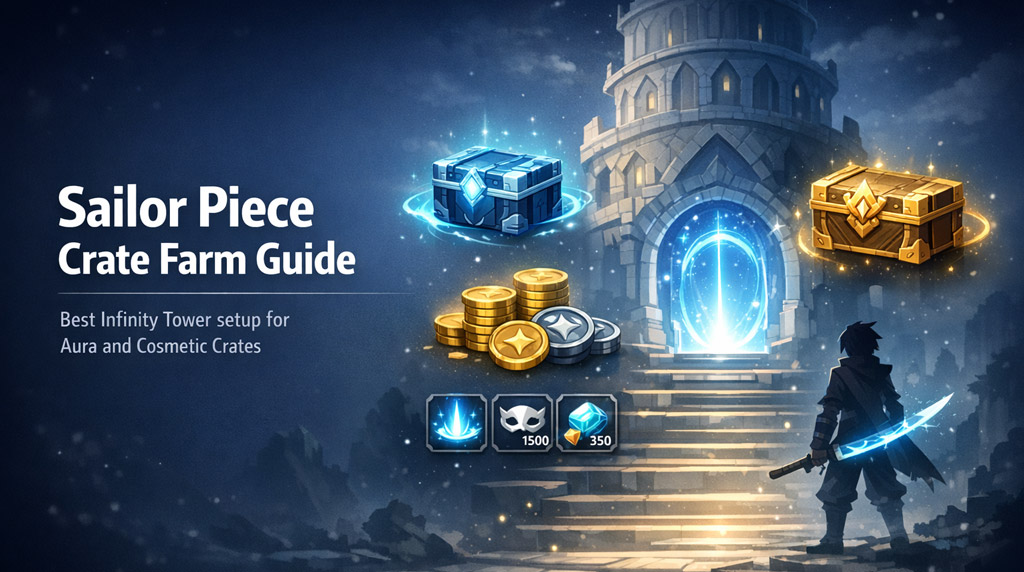 Sailor Piece Crate Farm Guide: Best Way to Get Aura Crates and Cosmetic Crates Fast