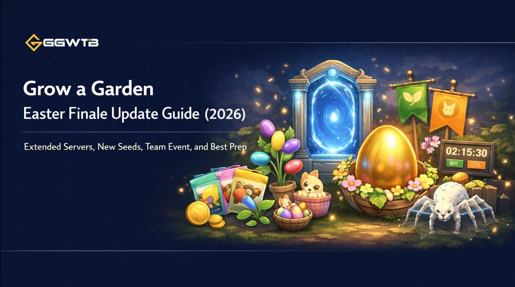 Grow a Garden Easter Finale Update Guide: Extended Servers, New Seeds, Team Event