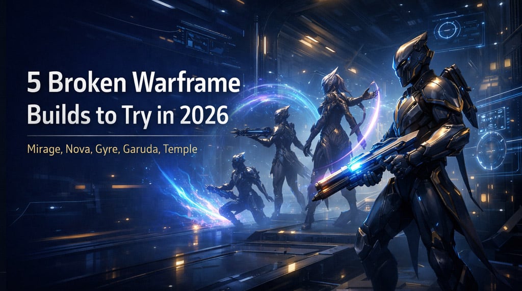 Warframe Best Builds 2026: Mirage, Nova, Gyre, Garuda, and Temple