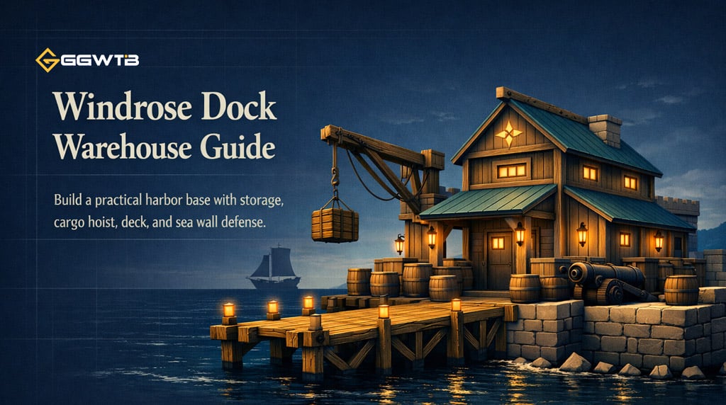 Windrose Dock Warehouse Build Guide: Practical Harbor Storage + Defensive Sea Wall Tips