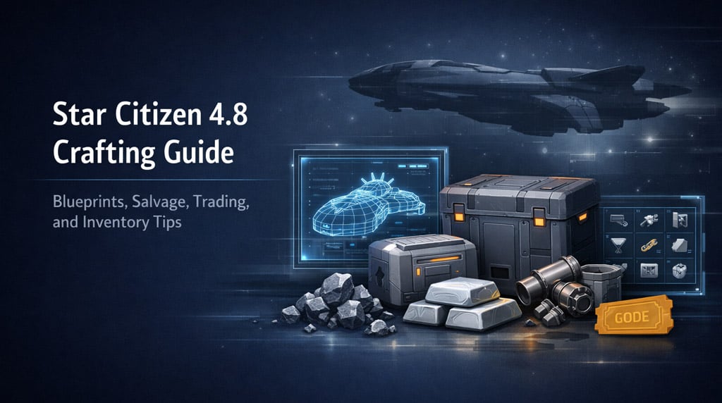 Star Citizen 4.8 Crafting Guide: Best Blueprint Strategy, Salvage Materials, Player Trading