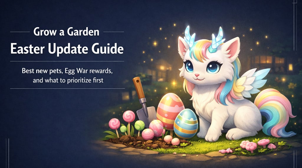 Grow a Garden Peryton Pet Guide: Best Spring Tide Pets, and Easter Event Tips