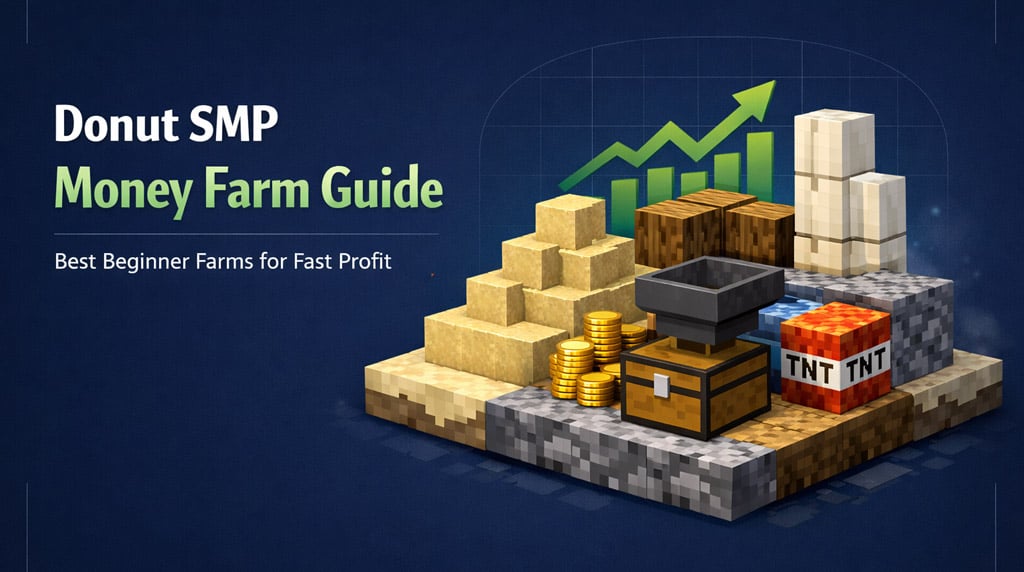 Donut SMP Make Millions Money Fast Farm Best Beginner Guide
