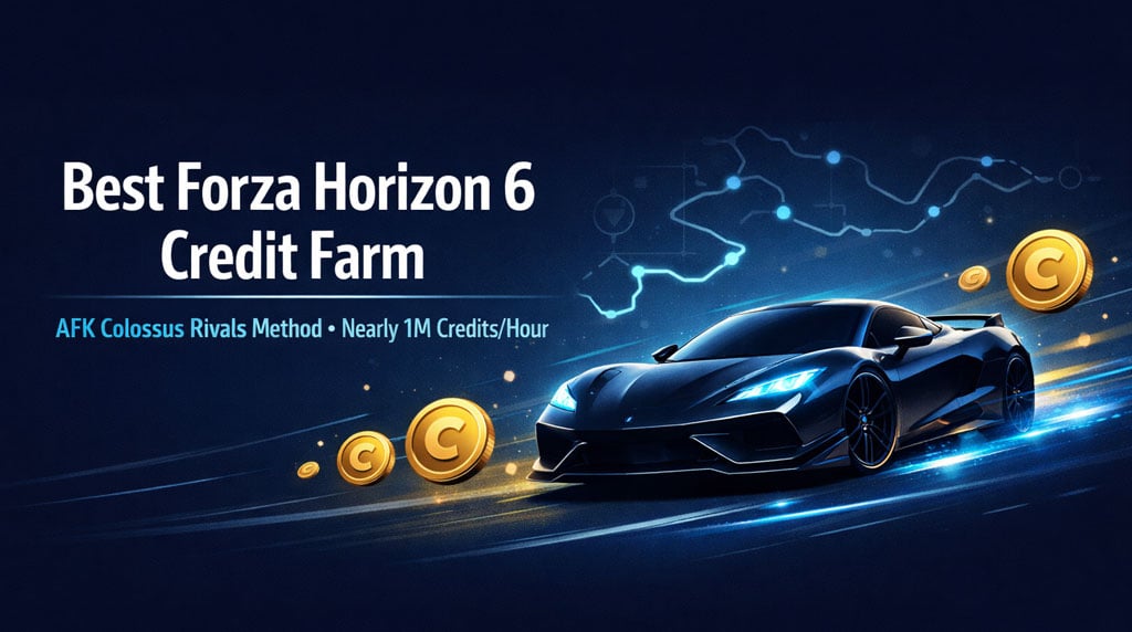 Best Forza Horizon 6 Credit Farm: AFK Colossus Method for Nearly 1M Credits per Hour