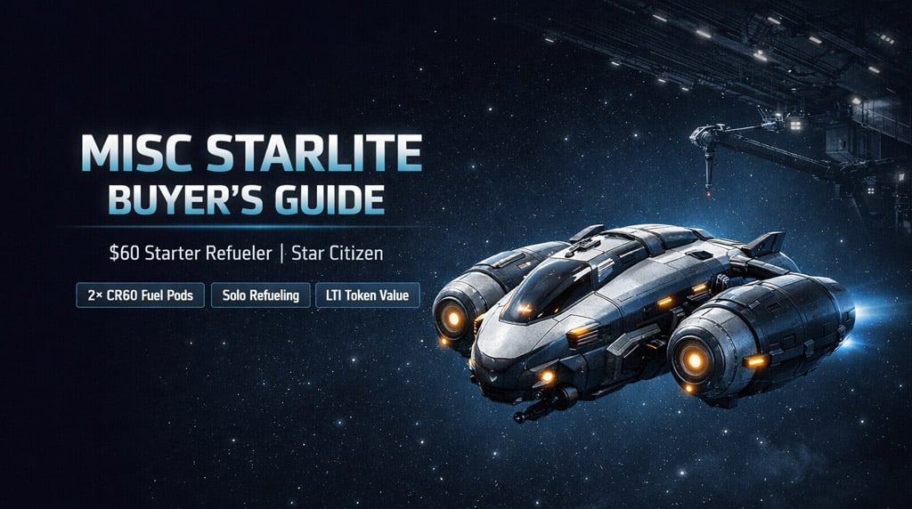 Star Citizen MISC Starlite Guide: Is the Refueling Starter Worth?