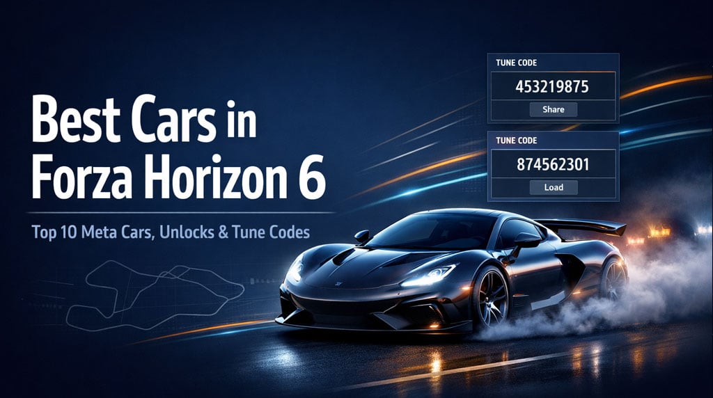 Forza Horizon 6 Best Cars: Top 10 Meta Cars, Unlocks, and Tune Codes