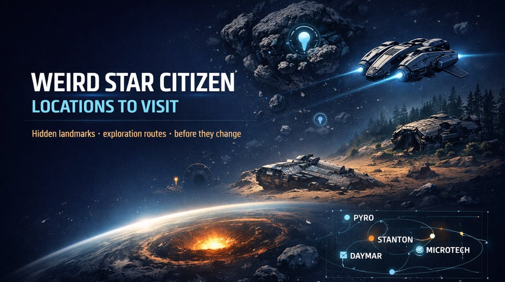 Star Citizen Exploration Guide: Weird Locations You Should Visit Before They Change