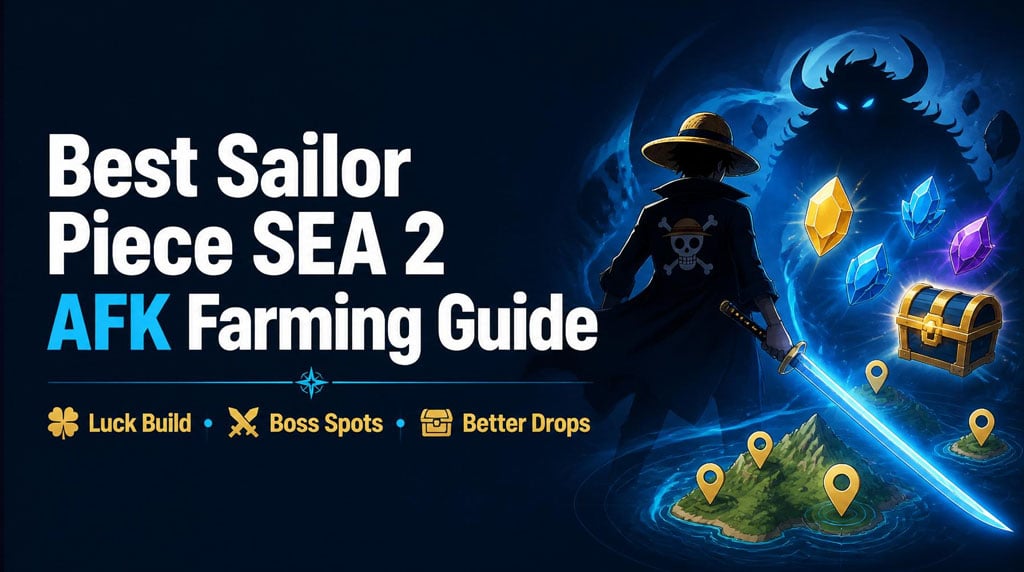 Best Sailor Piece SEA 2 AFK Farming Guide: Luck Build, Boss Spots, and Drop Farming Setup