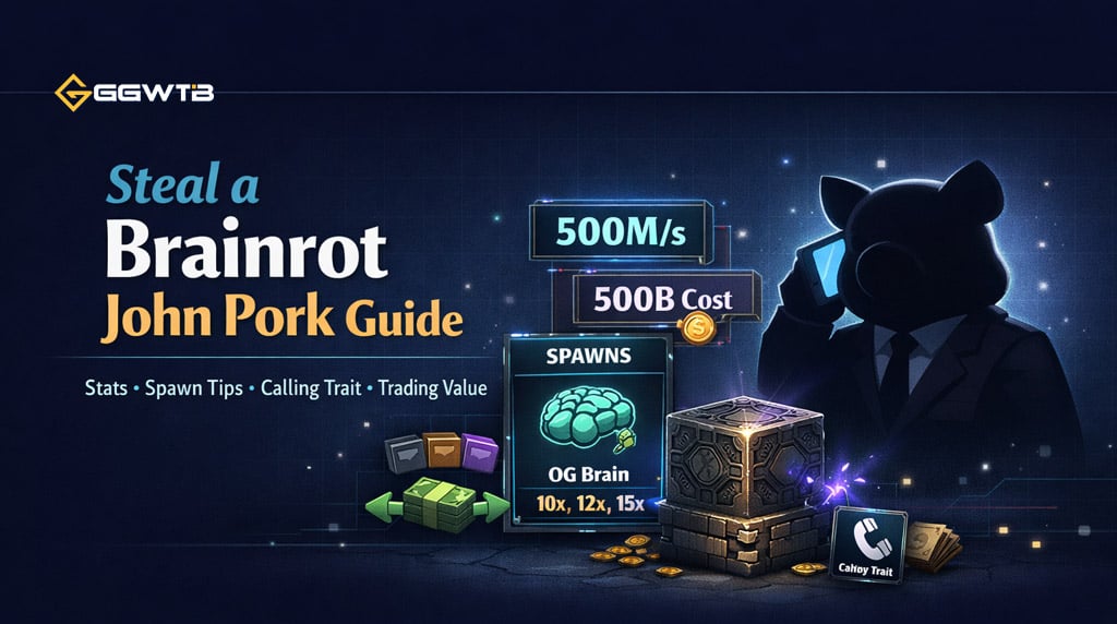Steal a Brainrot John Pork Guide: How to Get Him, Stats, Trait, and Best Trading Tips