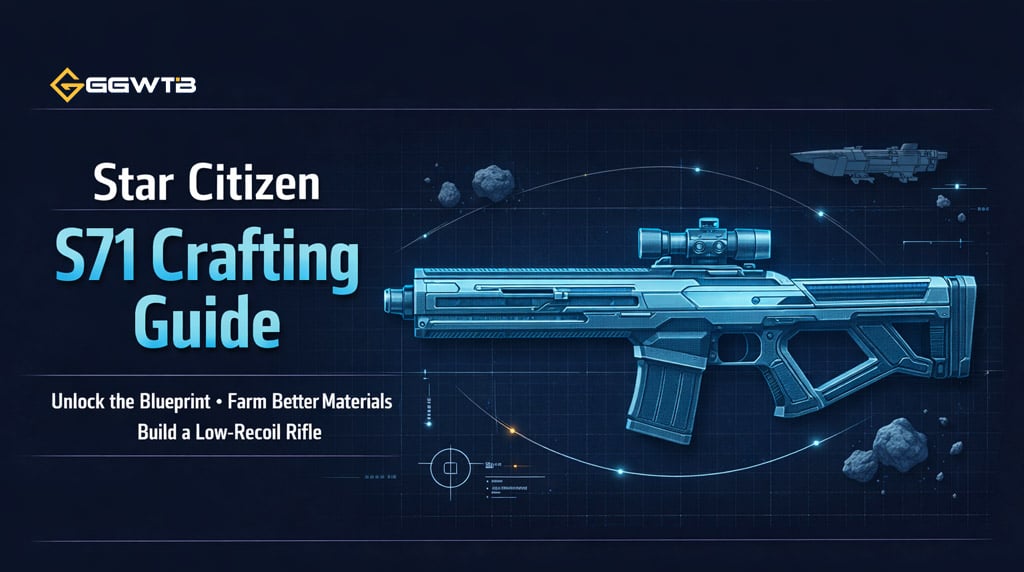 Star Citizen S71 Crafting Guide: Unlock the Blueprint, Farm Materials, and Build a Better Rifle