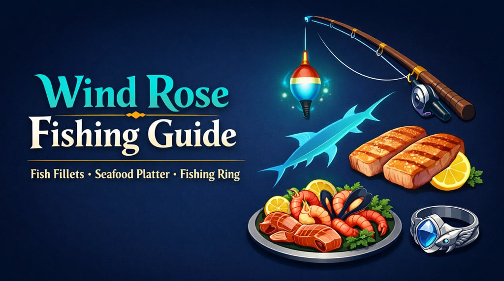 Windrose Fishing Guide: Best Food Buff, Fish Fillets, Fishing Ring, and Smasher Weapon