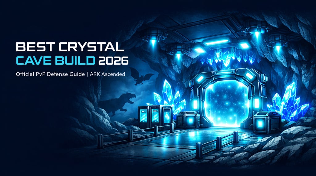 ARK: Survival Ascended BEST Crystal Cave Build for Official PvP
