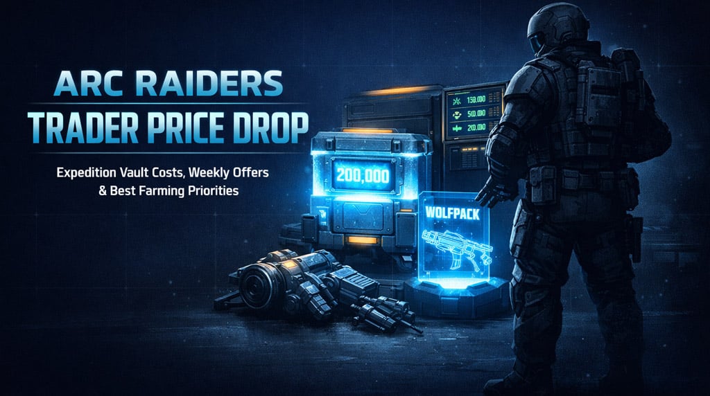 ARC Raiders Trader Price Drop: Best Weekly Offers, Expedition Vault Costs, and Farming Priorities