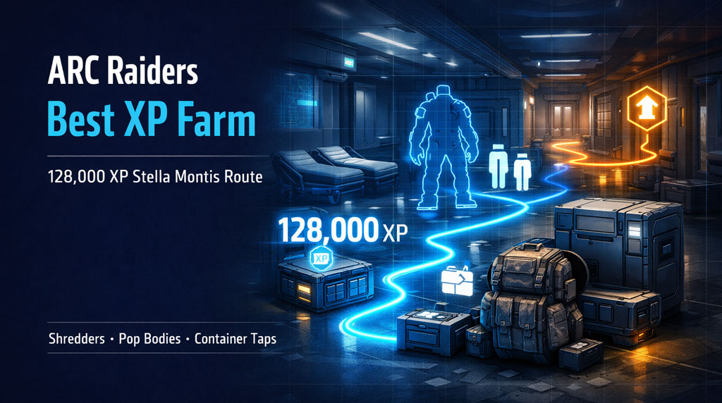 ARC Raiders Best XP Farming with Stella Montis Route Guides