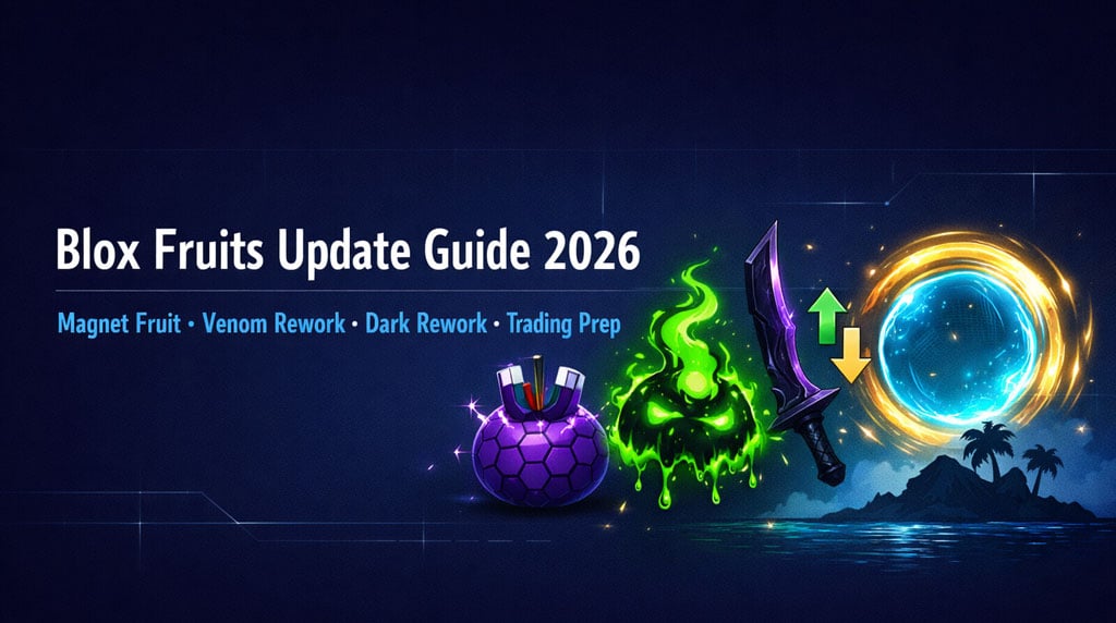 Blox Fruits Update 30 Guide: Magnet Fruit, Venom Rework, Dark Rework ...