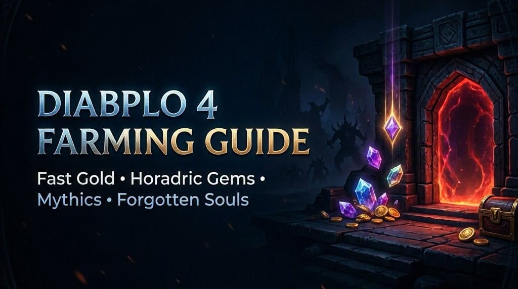 Diablo 4 S13 Farming Guide: Fast Gold, Horadric & Royal Gems, Mythics, and Forgotten Souls