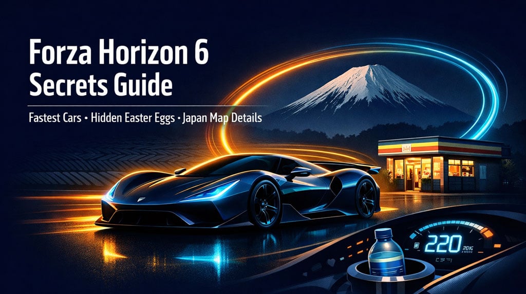 Forza Horizon 6 Secrets Guide: Fastest Cars, Easter Eggs, and Japan Map Tricks