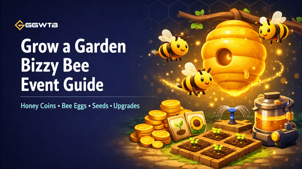 Grow a Garden Bizzy Bee Event: Honey Coins, Bee Eggs, Seeds, Upgrades, and Rewards