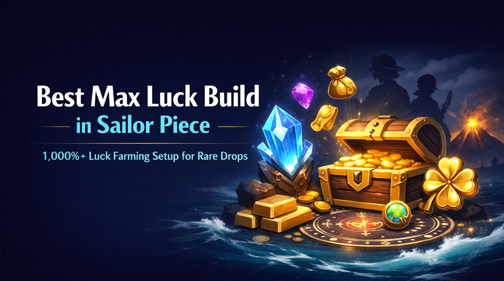 Best Max Luck Build in Sailor Piece: 1000%+ Luck Farming Guide