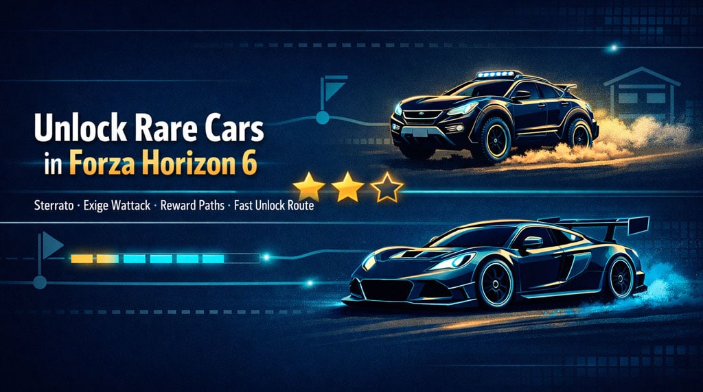 Forza Horizon 6 Fast: Unlock Rare Cars Sterrato, Exige Wattack, Rewards, and Upgrade Tips