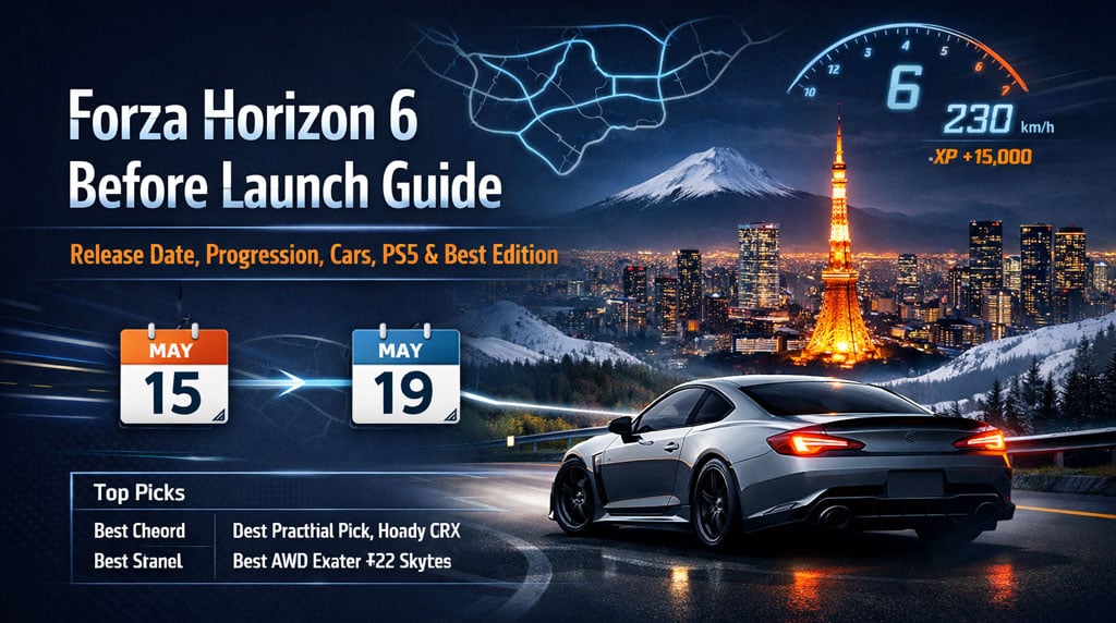 Forza Horizon 6: Release Date, Progression, Cars, PS5, and Best Edition