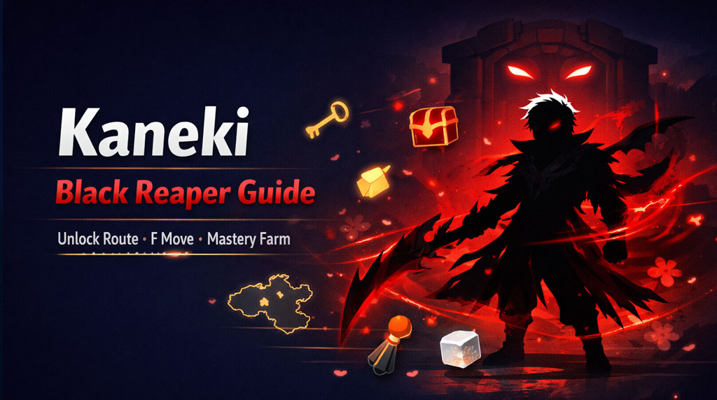 How to Get Kaneki Black Reaper in Sailor Piece: Fast Unlock, F Move, Mastery Farm