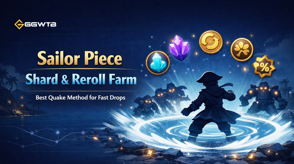 Sailor Piece Shard and Reroll Farming Guide: Best Quake Method for Fast Drops