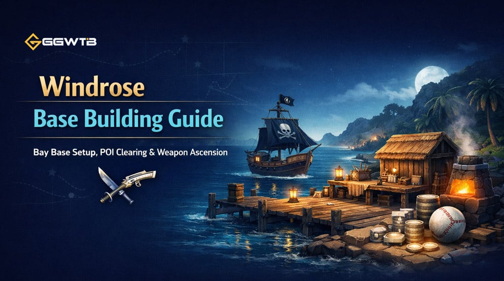 Windrose Base Building Guide: Best Early Bay Base, POI Clearing Tips, and Weapon Ascension