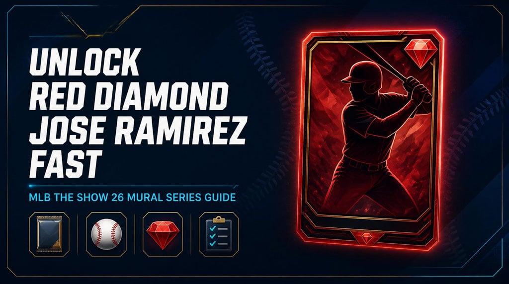 MLB The Show 26 Easiest Way to Unlock Red Diamond Jose Ramirez
