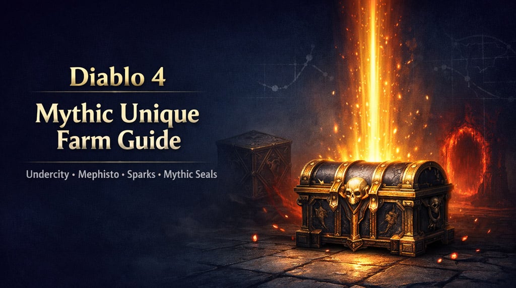 Diablo 4 S13 Mythic Unique Farm Guide: Best Undercity, Mephisto, Sparks, and Boss Routes