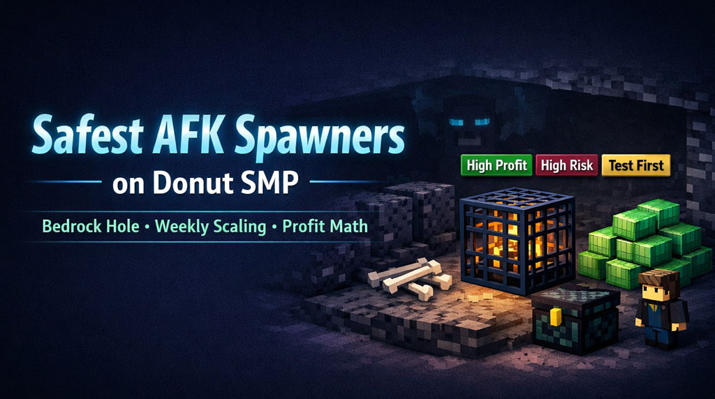 Safest Way to AFK Spawners on Donut SMP: Profit Guide, Base Safety, and Risk Math