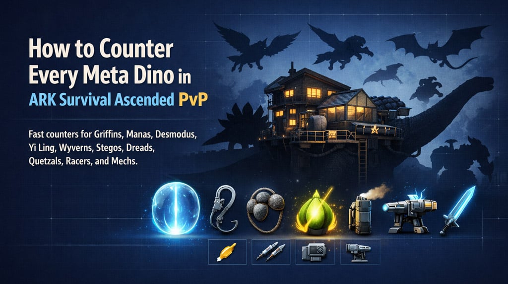 How to Counter Every Meta Dino in ARK: Survival Ascended PvP