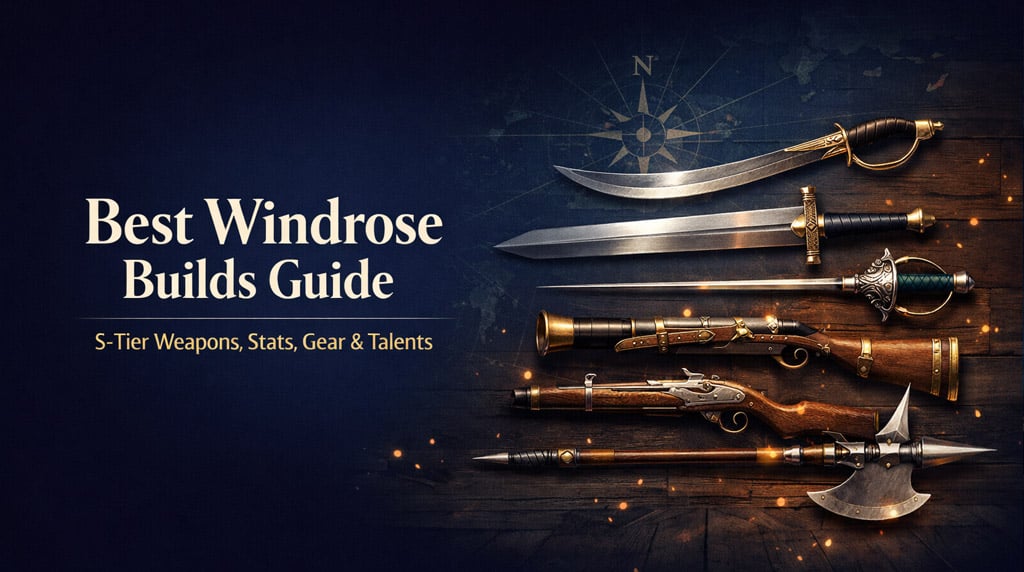 Best Windrose Builds Guide: S-Tier Weapons, Stats, Gear, and Talents