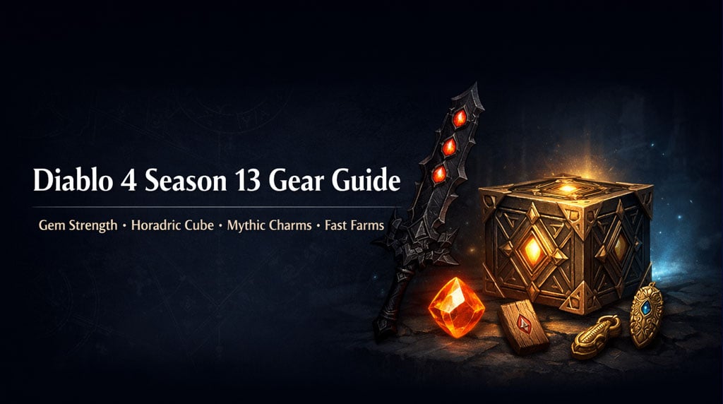 Diablo 4 Season 13 Gear Guide: Best Gem Strength Weapon Crafting, Fast Gem Farms, Mythic Charms,