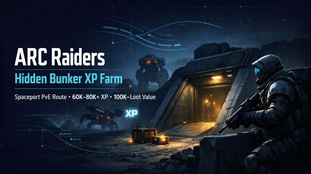 ARC Raiders Hidden Bunker XP Farm: Best Spaceport PvE Loot Route After Wipe