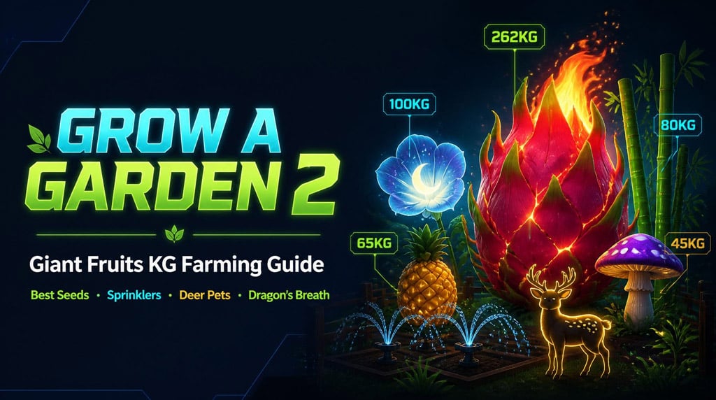 Grow a Garden 2 Giant Fruits: Best KG Farming Method After Bamboo Nerf