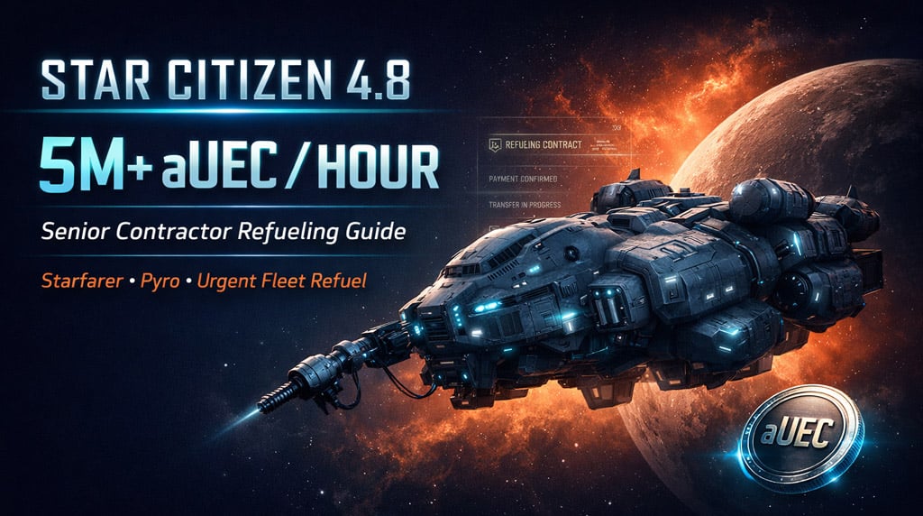Star Citizen 4.8 aUEC Guides: Refuelling + Rented Corsair Combat Farm
