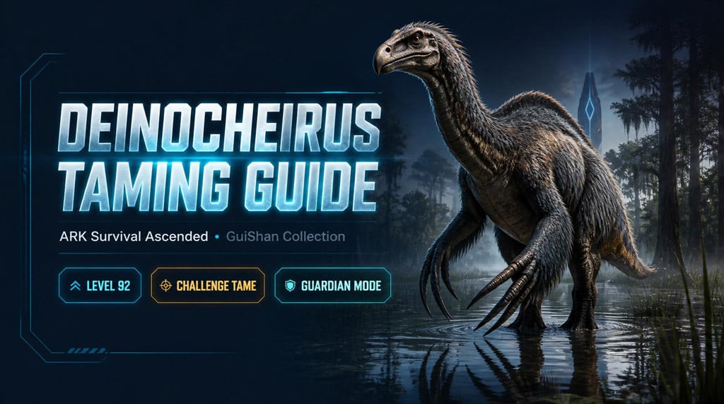 How to Tame Deinocheirus in ARK Survival Ascended: Full Collection Guide
