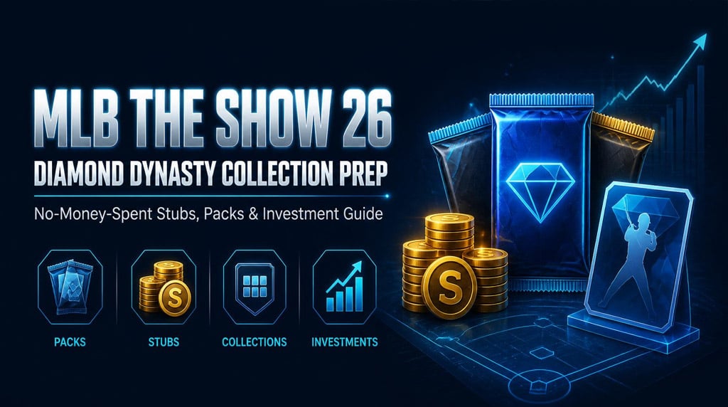 MLB The Show 26 Diamond Dynasty Collection Prep Guide: Best NMS Packs, Stubs, and Investments