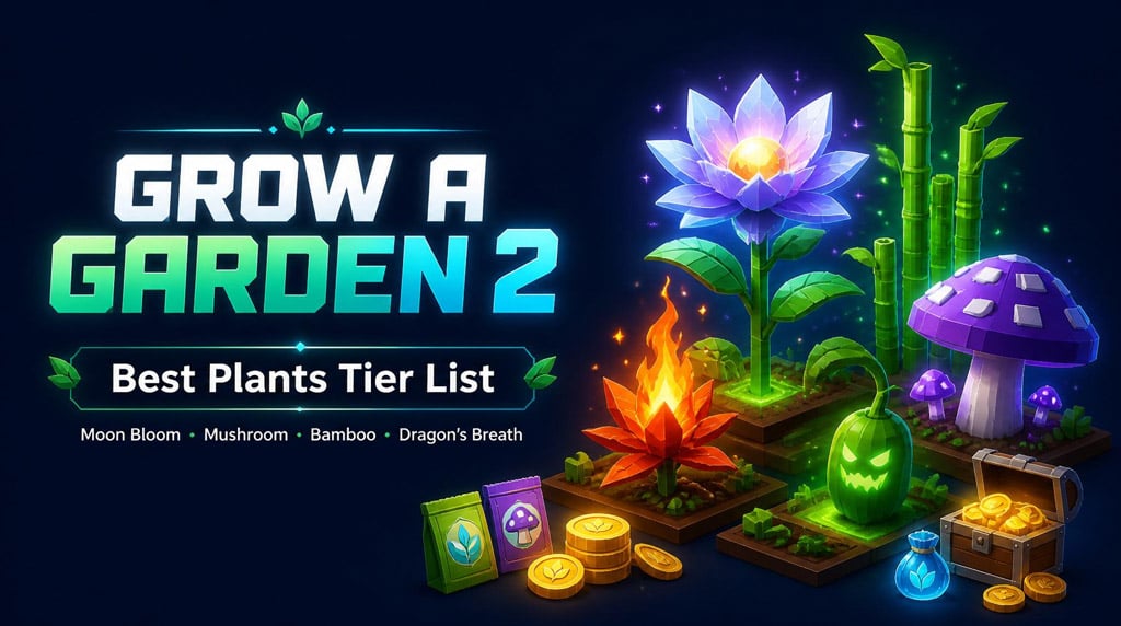 Grow a Garden 2 Plant Tier List: Best Plants Ranked by Sell Sheckles Value