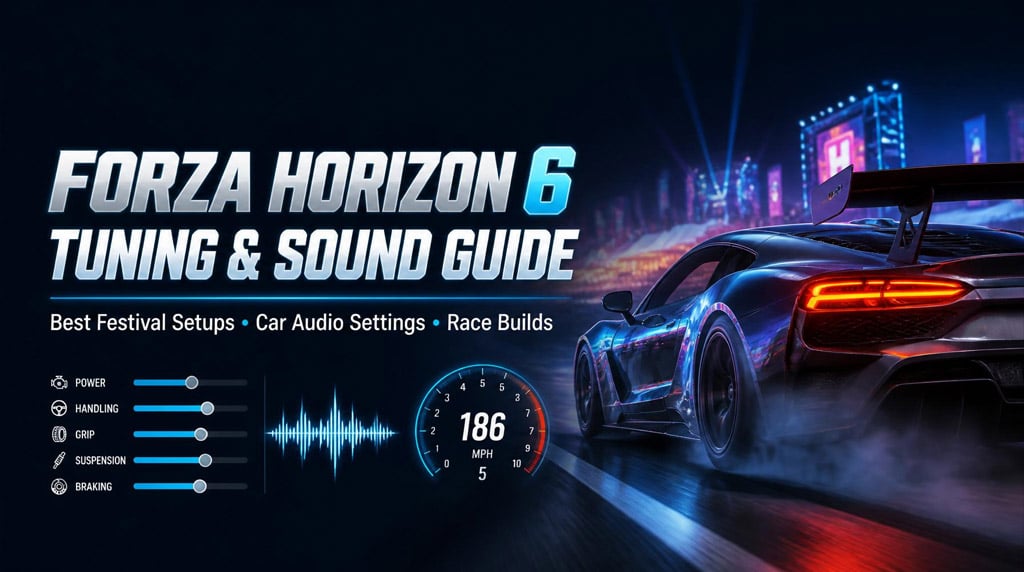 Forza Horizon 6 New Cars & Best Settings Guide: Festival Tuning Setups, Engine Sounds, and Race Builds
