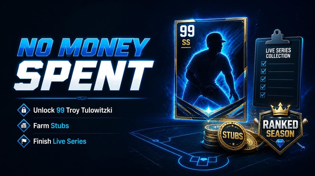 MLB The Show 26 Unlock 99 Troy Tulowitzki, Farm Stubs Fast, and Finish Live Series