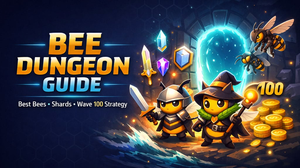 Grow a Garden Bee Dungeon Guide: Best Wave 100 Strategy, Bee Shards, and Team Setup