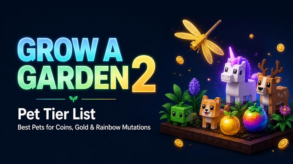 Grow A Garden 2 Pet Tier List: Best Pets Ranked for Sheckles, Mutations, and Progression